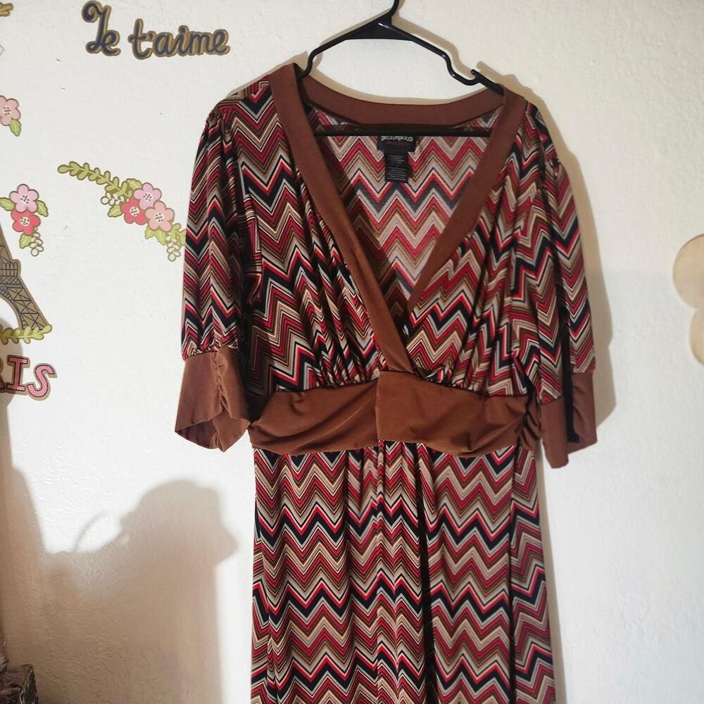 Hot Tempered Dont Be Afraid Two Tone Crisscross Front Knit Dress 3X